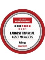 St. Louis Business Journal Largest Financial Asset Managers Badge for Krilogy